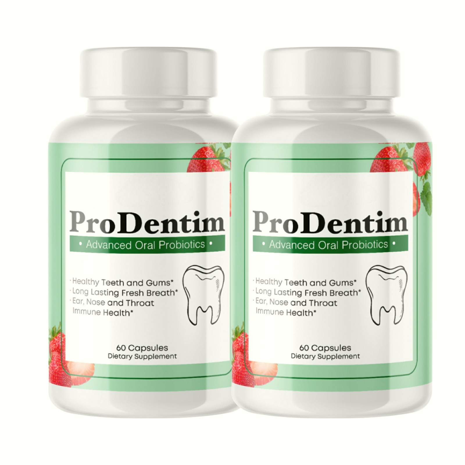 2-Pack Prodentim for Gums and Teeth Health ProDentim Dental Formula 120 Capsules