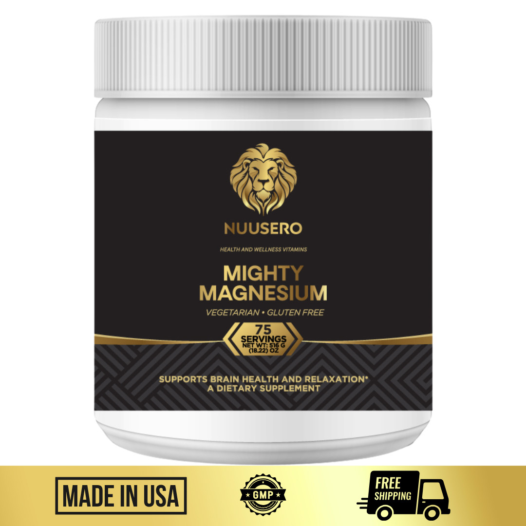 Nuusero Calm Magnesium Powder – Premium Sleep, Stress & Muscle Recovery Drink