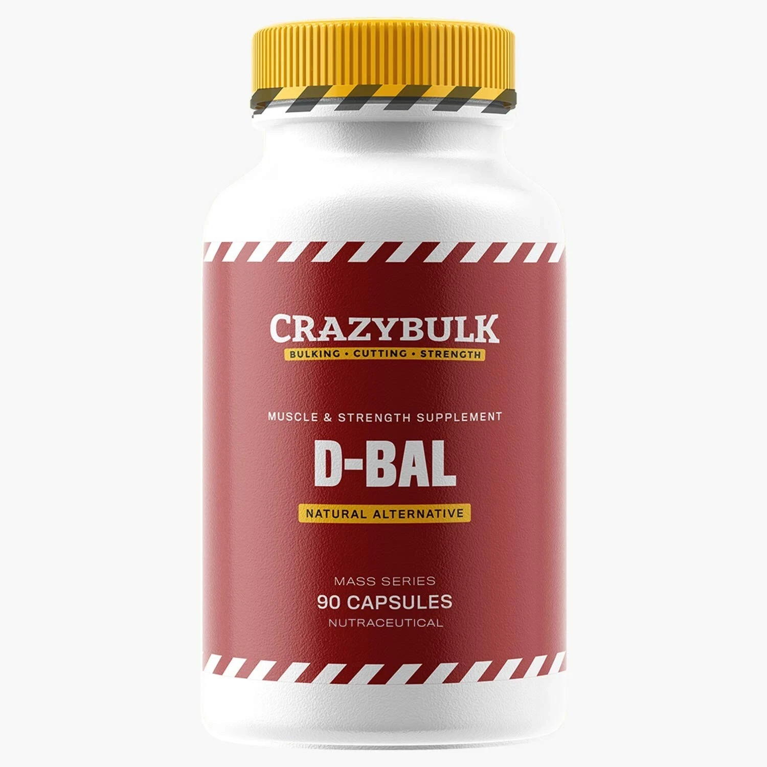 CrazyBulk D BAL for Muscle & Strength Supplement 90 Capsules