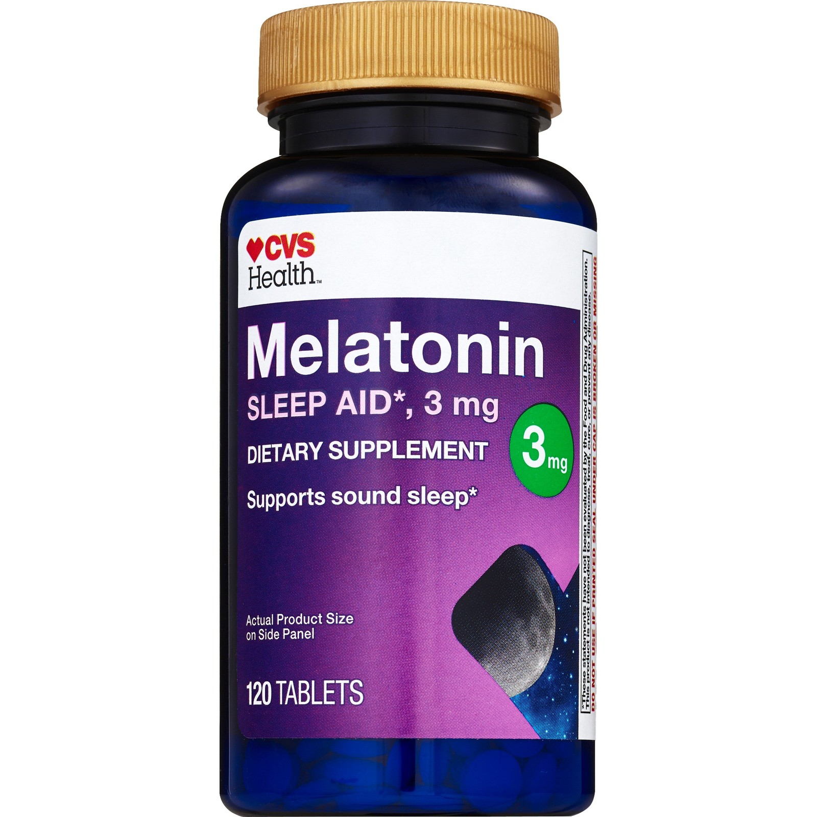 CVS Health Melatonin 3 MG Tablets, 120 ct