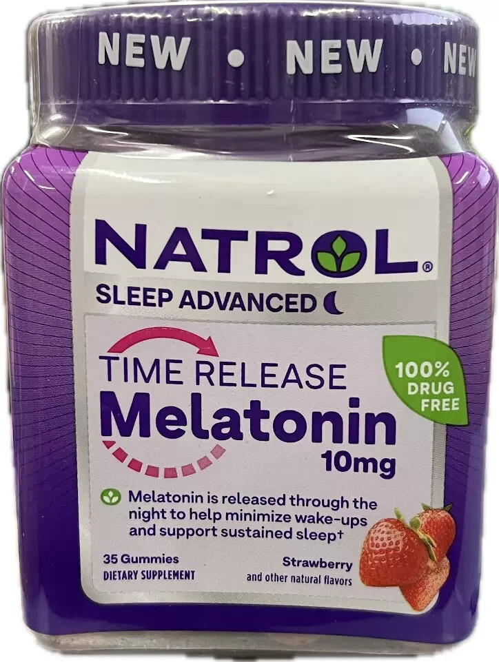 Natrol Time Release Melatonin 10 mg, Dietary Supplement, EXP 02/2026 (2 PACK)