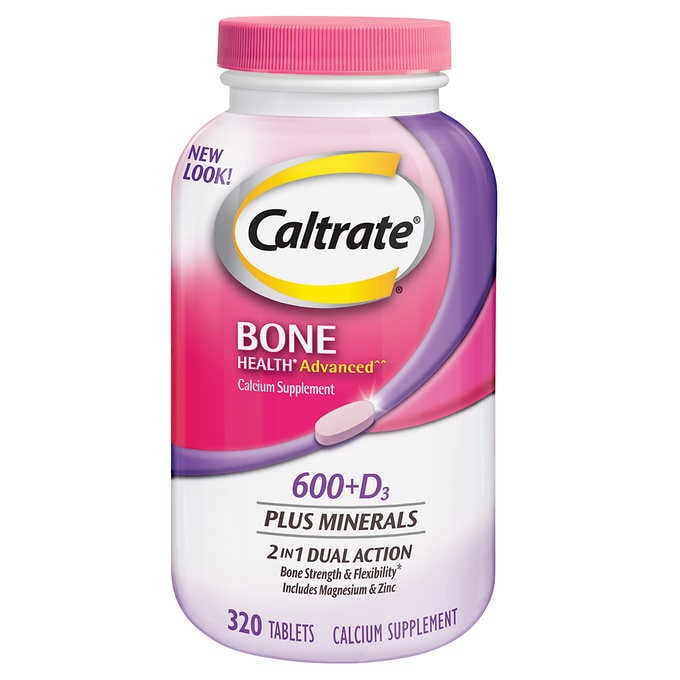 Caltrate Bone Health Advanced 600+D3 Plus Minerals – 320 Tablets – Free Shipping