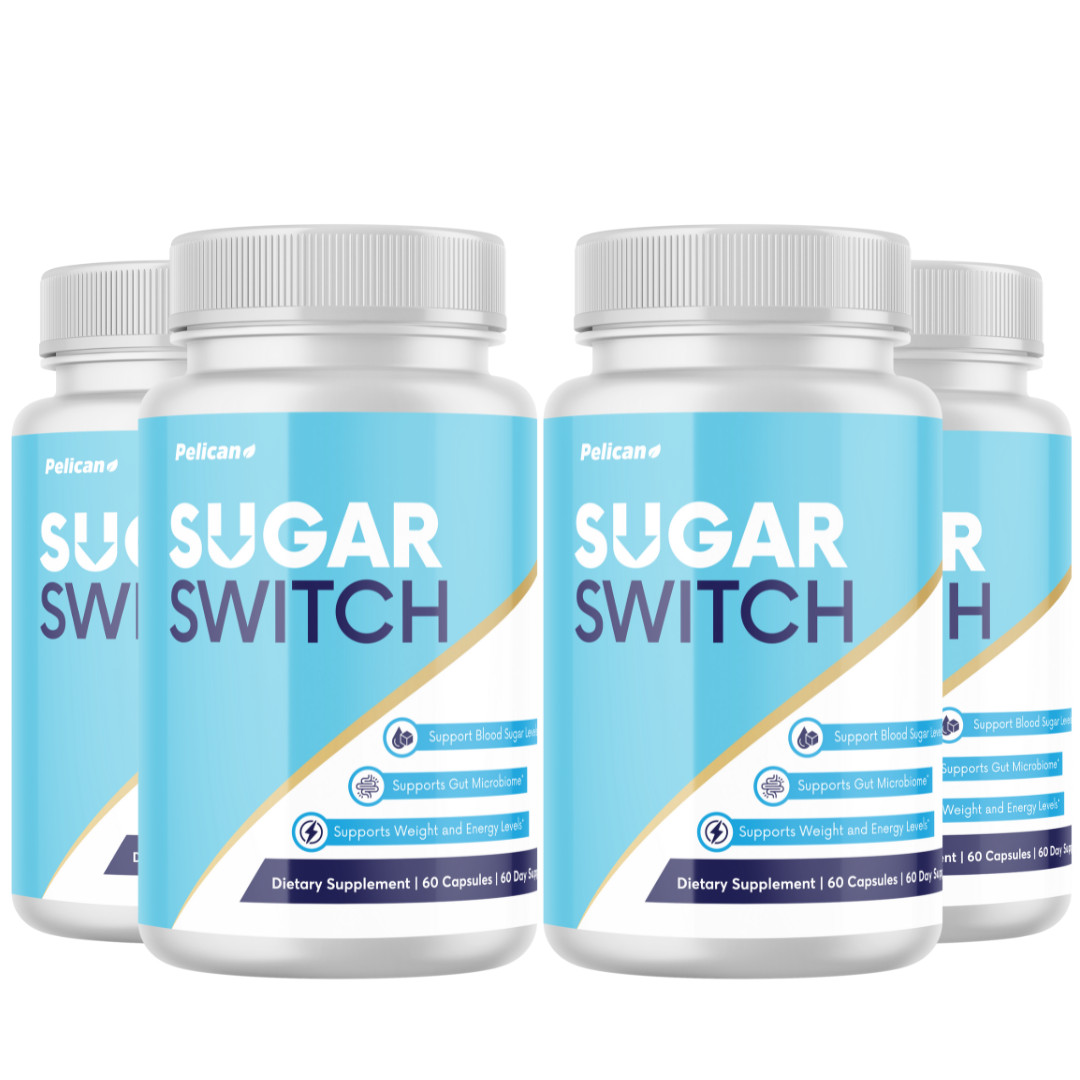 Sugar Switch- Blood Support- 4 Bottles- 240 Capsules