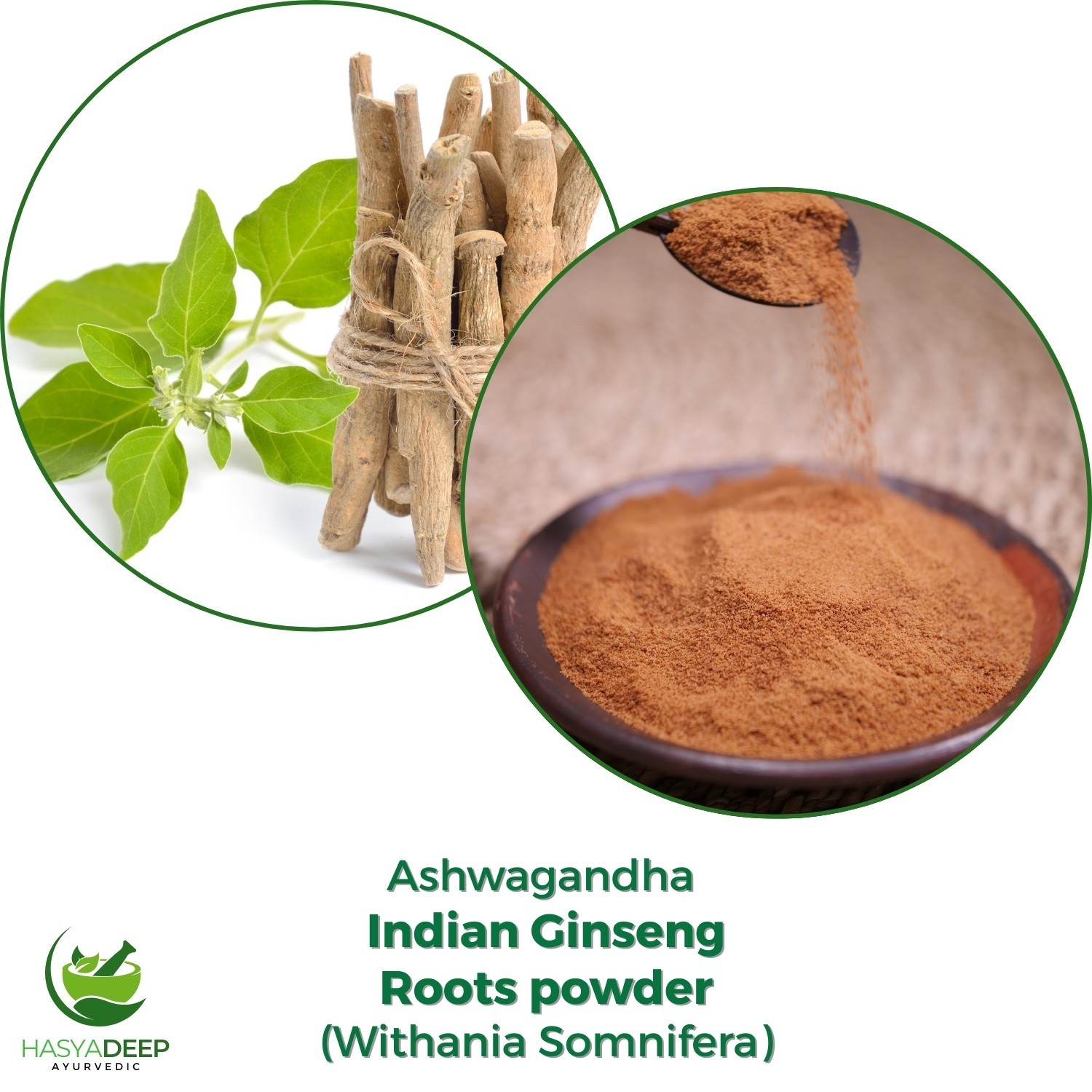 Ashwagandha Powder (Withania somnifera) Ayurvedic & Herbal Stress Relief