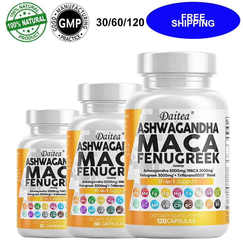 Containing Ashwagandha Maca Root Capsules -Booster Muscle Mass,strength,energy