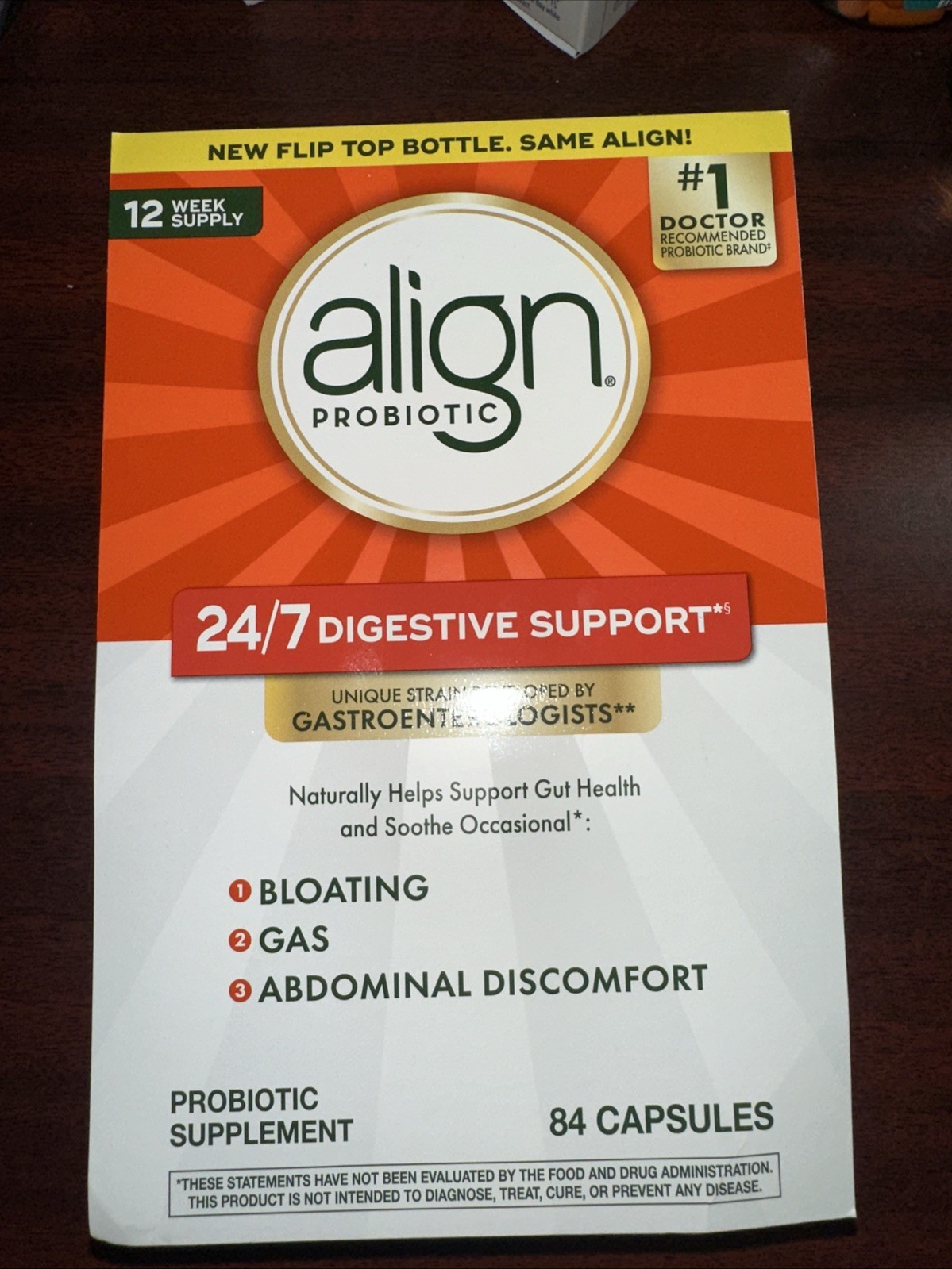 Align Probiotic Supplement Capsules – 84 Count EXP 05/2028 New Sealed!