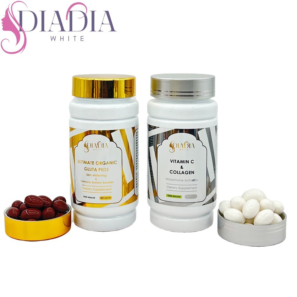 Glutathione gellules and collagen vitamin C Whitening supplements