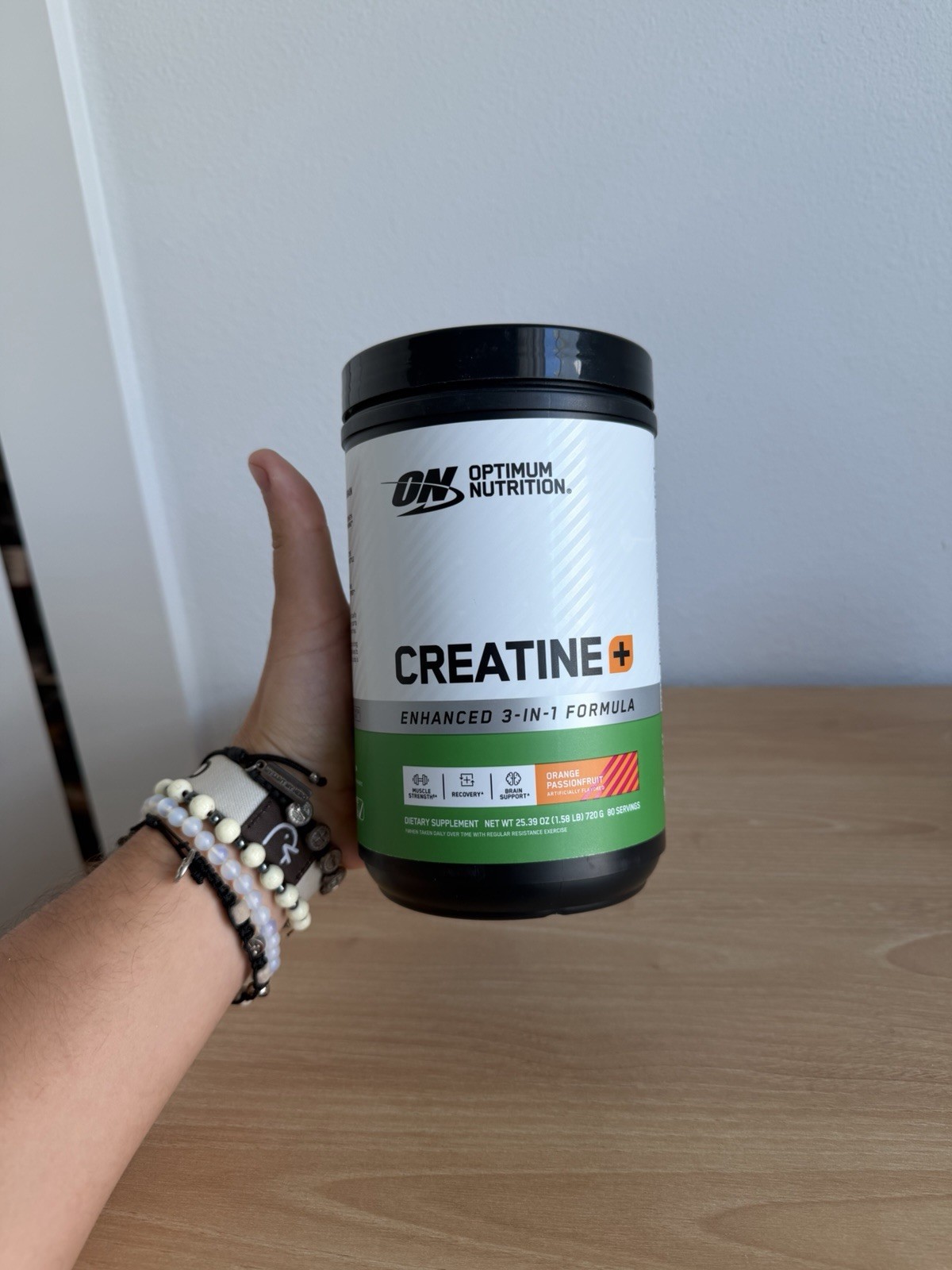 Optimum Nutrition CREATINE + PASSION FRUIT 1.58LB 80 Servings