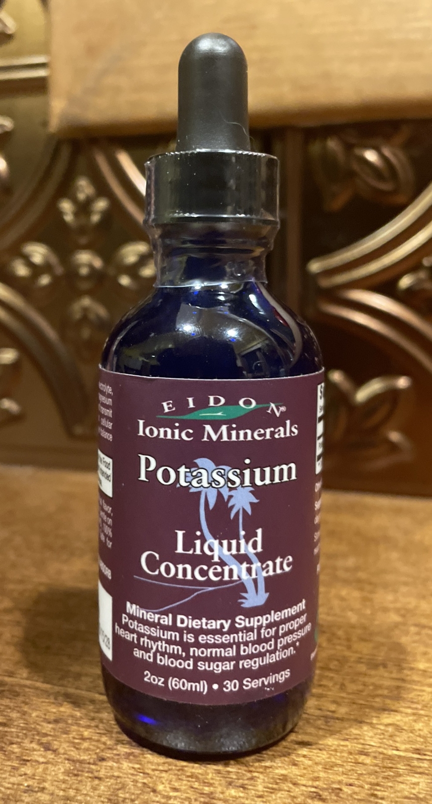 Eidon Mineral Supplements Potassium, Liquid Concentrate