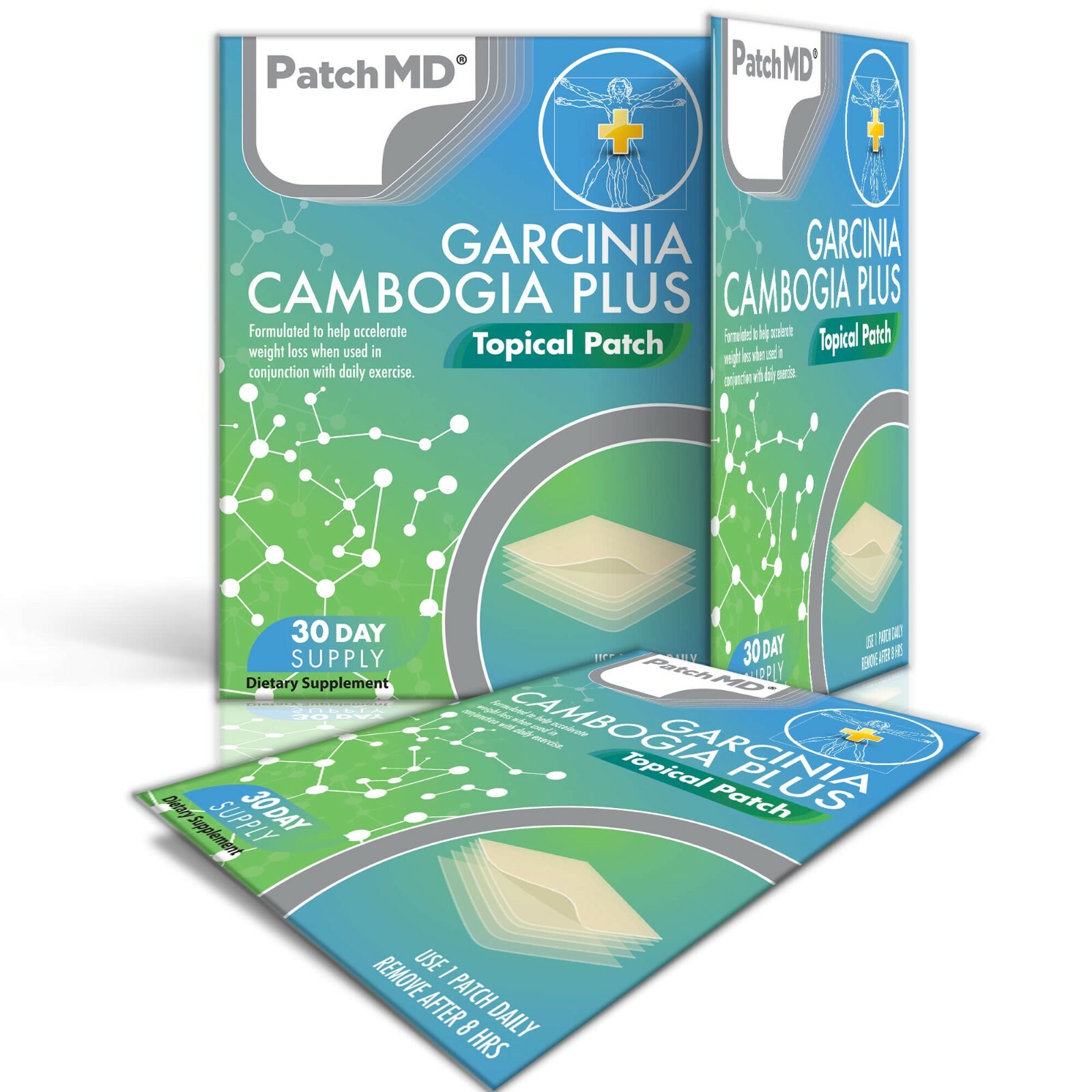 PatchMD Garcinia Cambogia Plus Topical Patch 30-Days Patch-MD Metabolism support
