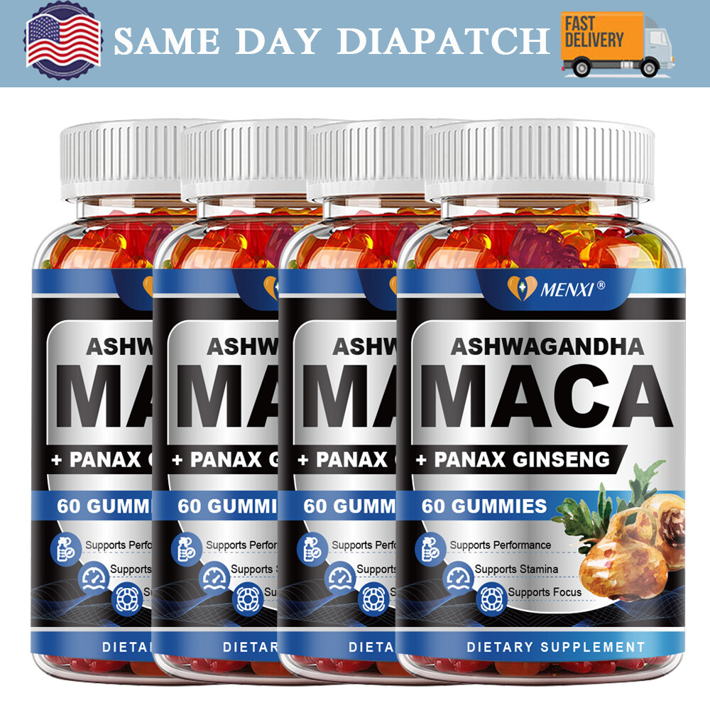 Black Maca Supplement Booster & Thicker Last Longer Stronger Bigger 60 Gummies