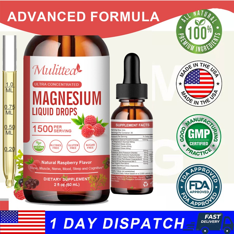 Magnesium Complex 60ML – Gluten Free and Non-GMO