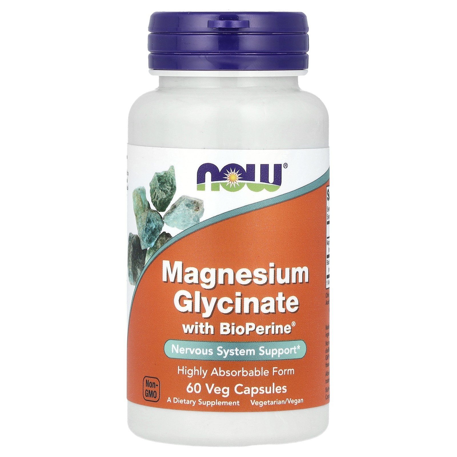 Magnesium Glycinate With BioPerine®, 60 Veg Capsules