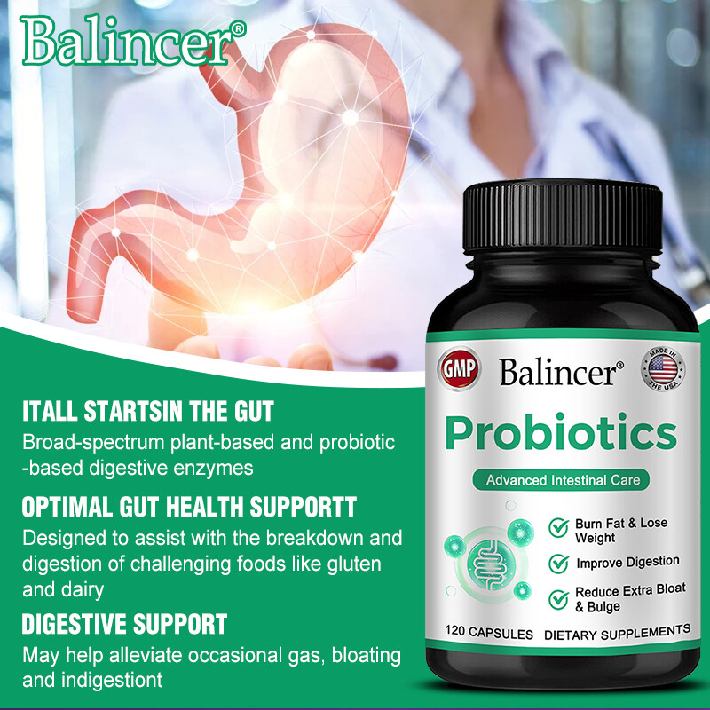 Probiotics Blend Of Lactobacillus 120 Capsule Gut Health Advance Intestinal Care