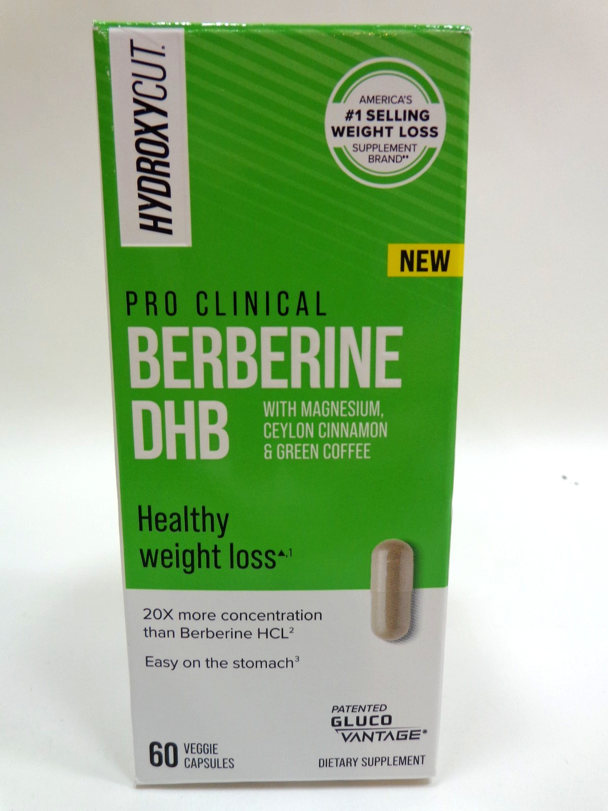 Hydroxycut Pro Clinical Berberine DHB 60 Caps Exp 04/2028