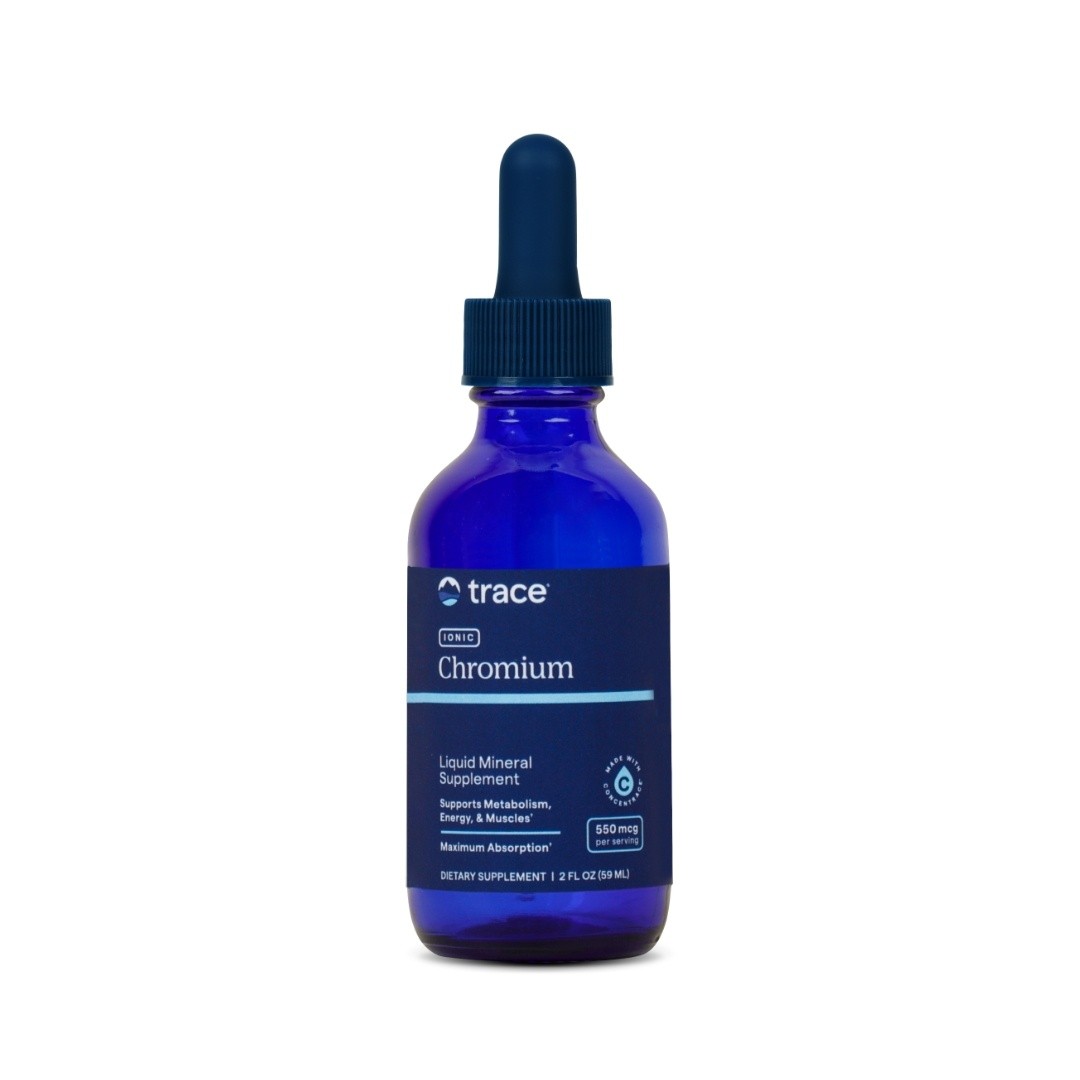 Trace Minerals Ionic Chromium 550mcg Liquid Mineral Energy Muscle 48 Servings