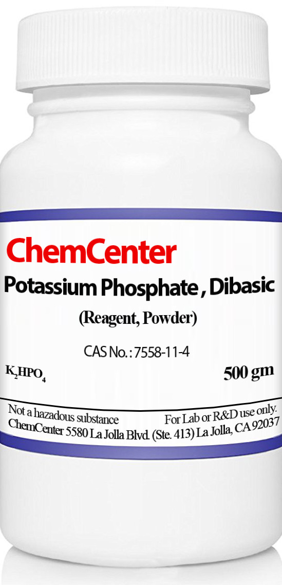 Potassium Phosphate, Dibasic, Reagent , 500 grams