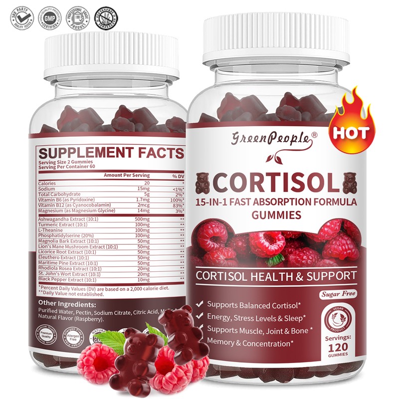 Cortisol Supplements for Women 15-in-1 Cortisol Reducer Detox Manager for Mood