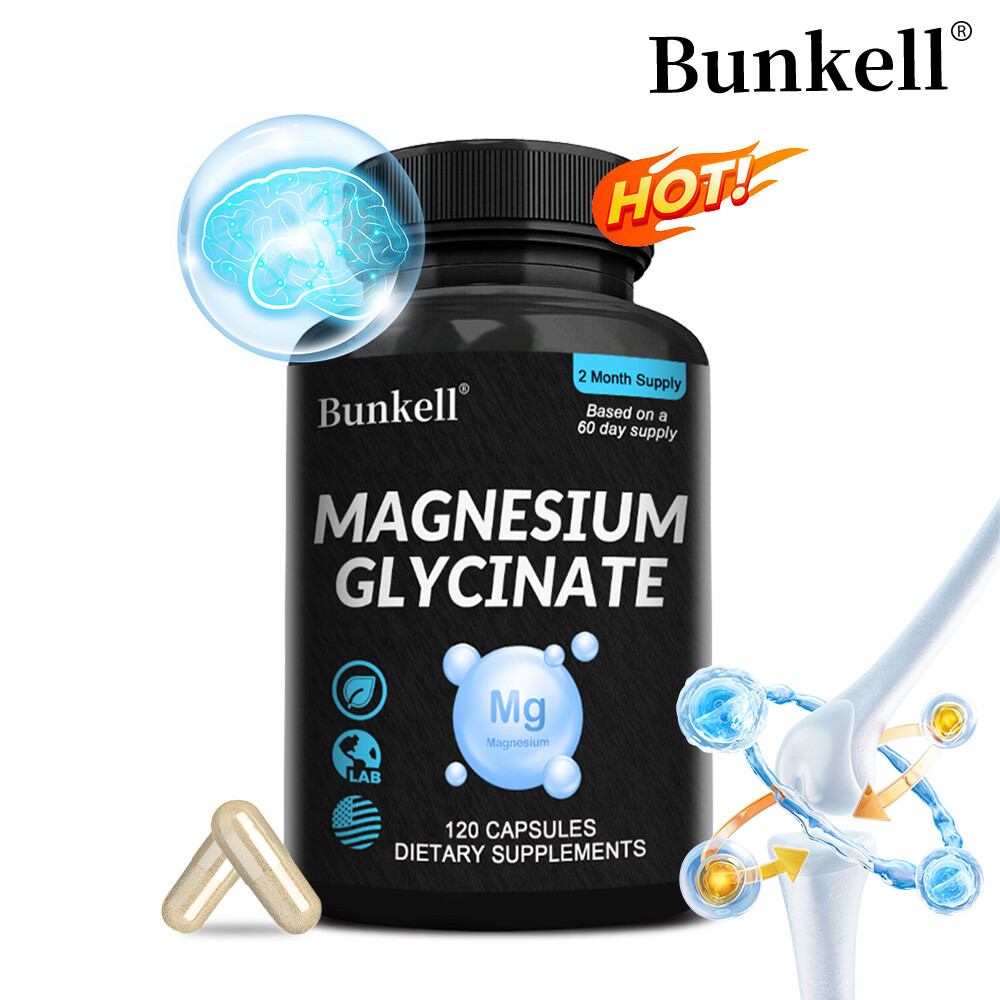 Magnesium Glycinate Capsule 1040mg Sleep Support Mineral Supplement Vegan