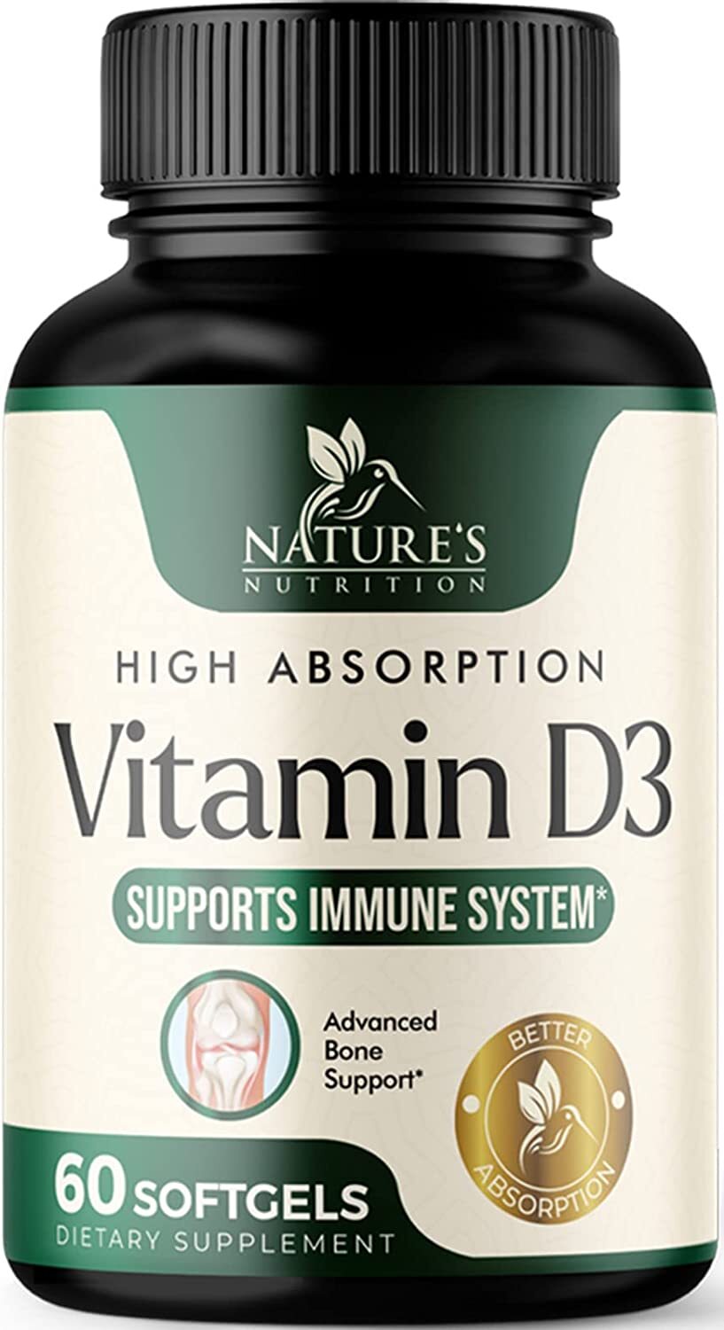 Vitamin D3 5,000iu (125 mcg) – High Potency Vitamin D – 3x Immune Support