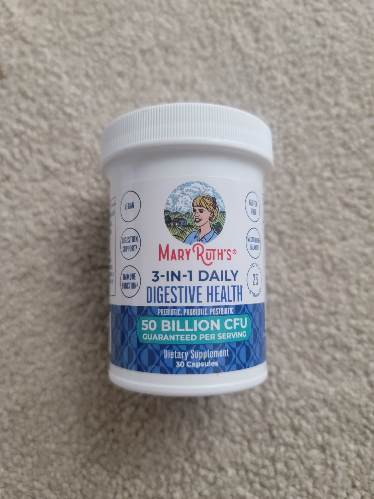 3/26 MaryRuth Organics 3 in 1 Probiotics for Digestive Health | Prebiotic & Post
