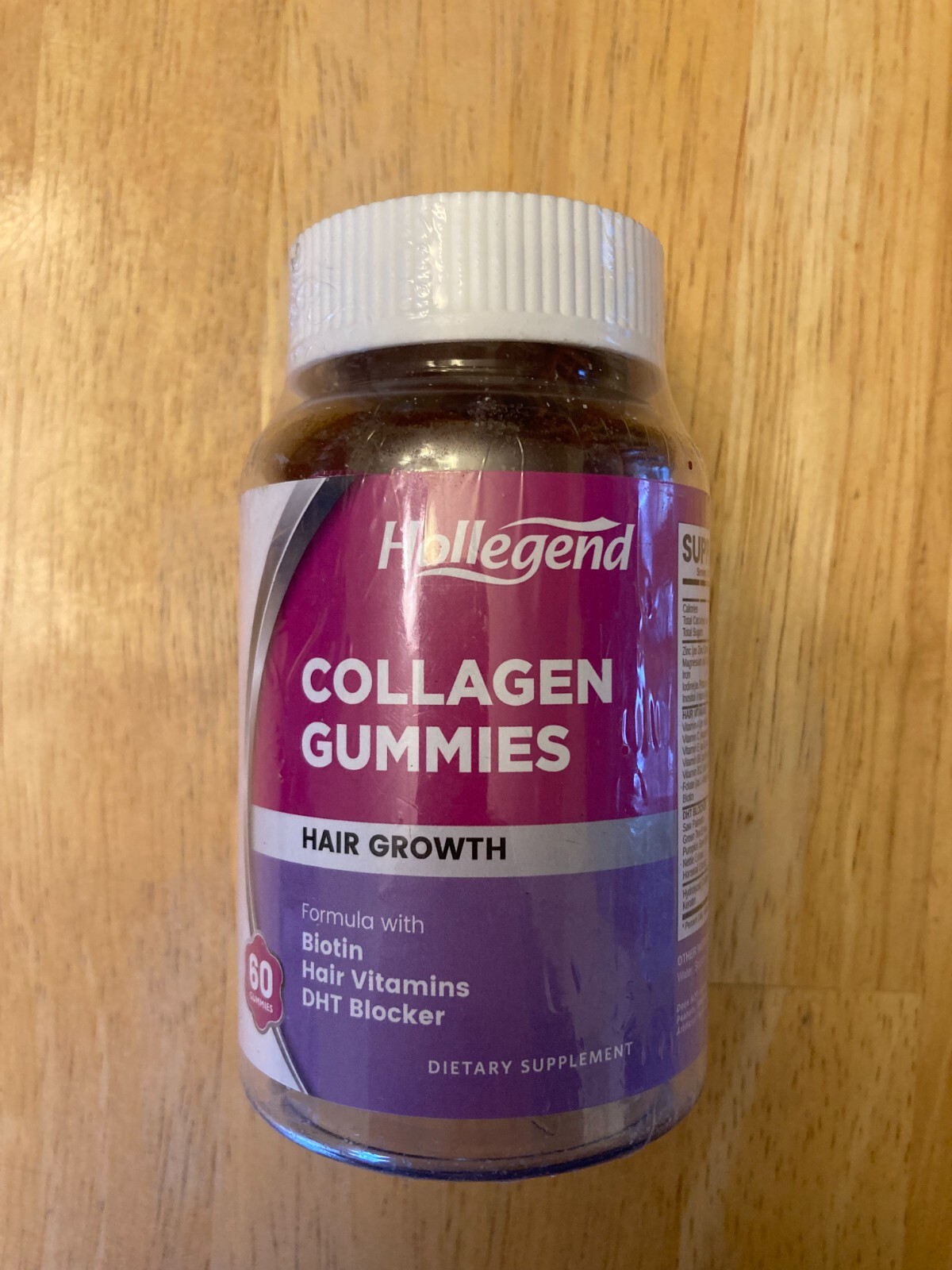 Hollegend Collagen Vitamin 60 Gummies for Hair Skin & Nails, Premium Supplement