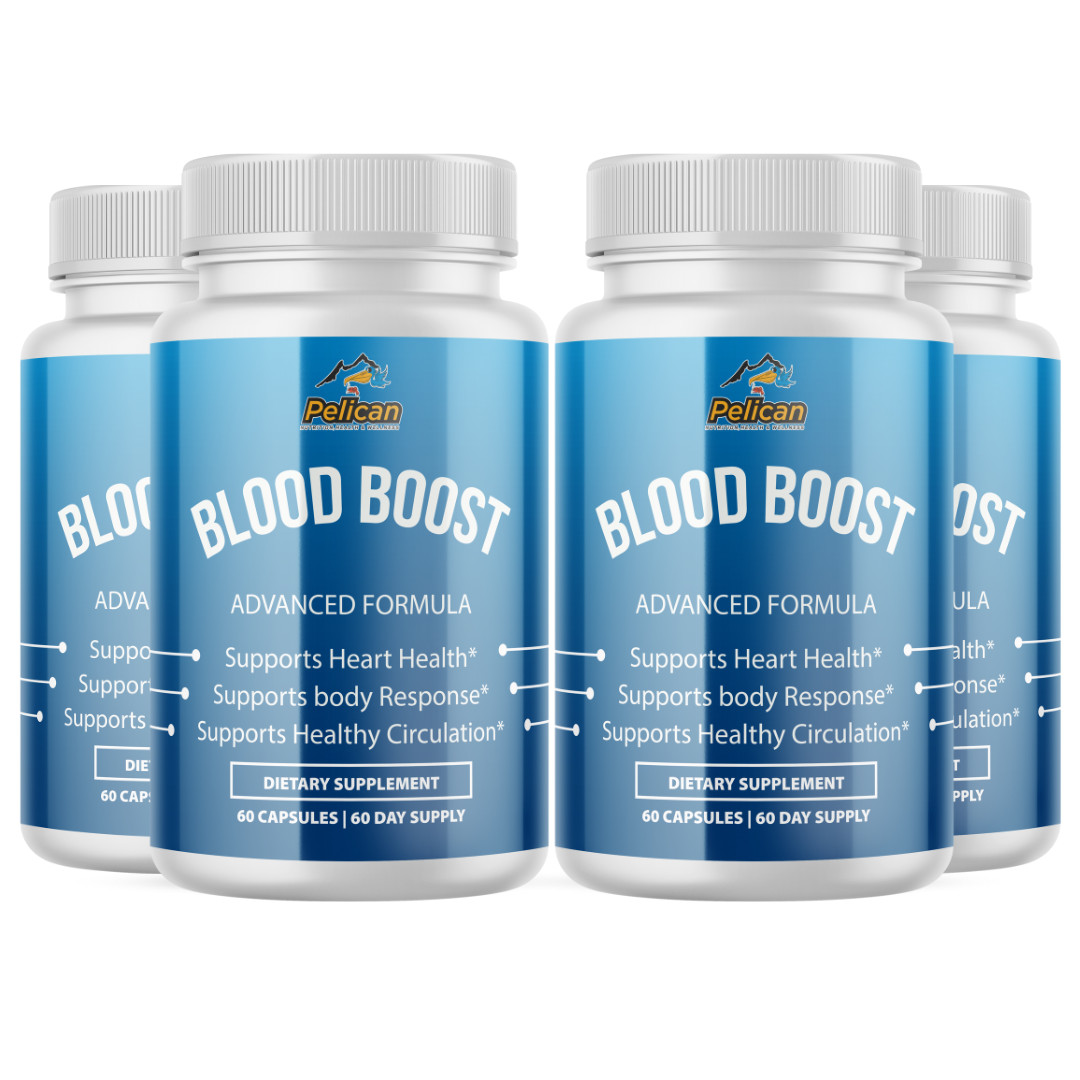 BLOOD BOOST- Blood Support- 4 Bottles- 240 Capsules