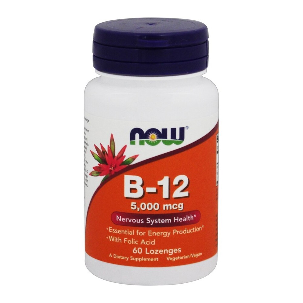 NOW Foods Vitamin B12 5000 mcg., 60 Ounces