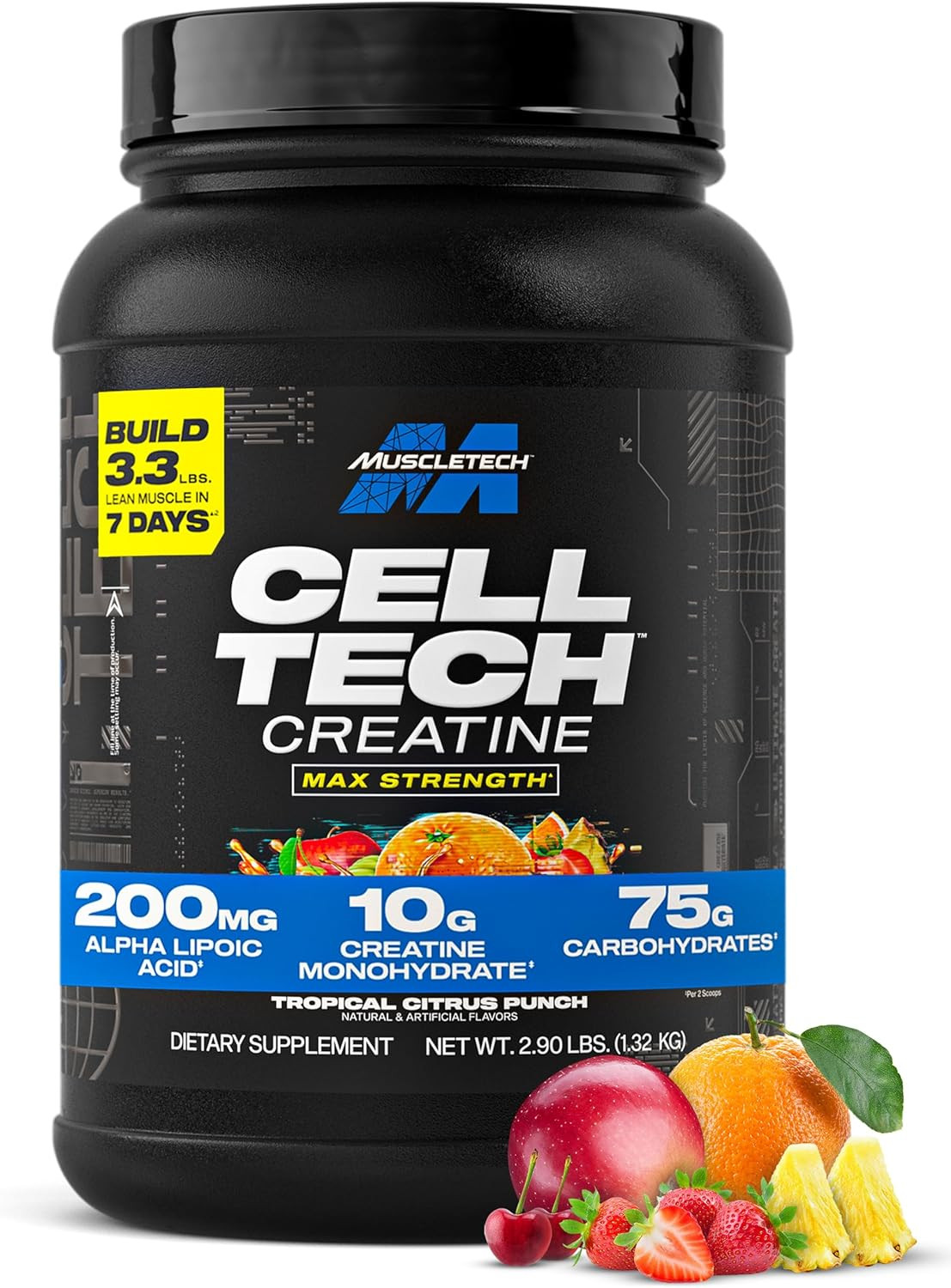 Creatine Monohydrate Powder – Cell-Tech Creatine Powder Post Workout Recovery…