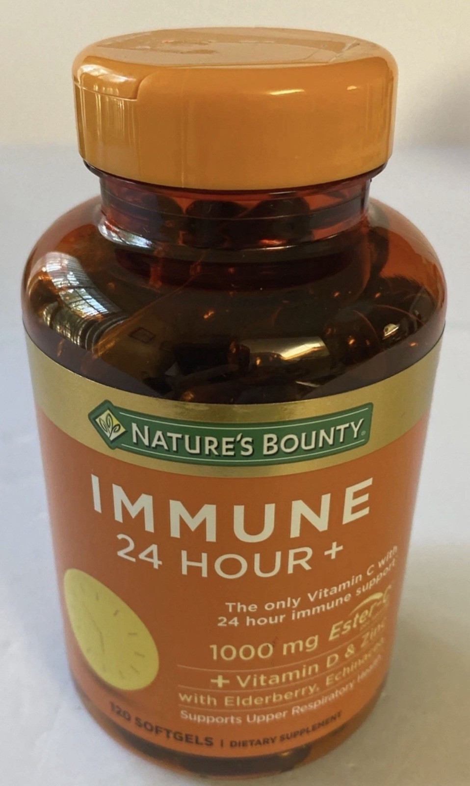 Nature’s Bounty Immune Softgels, 24-Hour, 120-Pack, Exp 02/2027