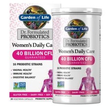 Garden of Life Women’s Probiotics Daily Care Capsules, 40 Billion CFU (30 Count)