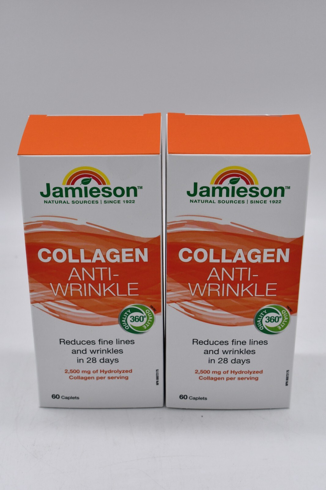 2 Jamieson 2,500 mg of Hydrolyzed Collagen – Anti Aging – Anti Wrinkle Caplets