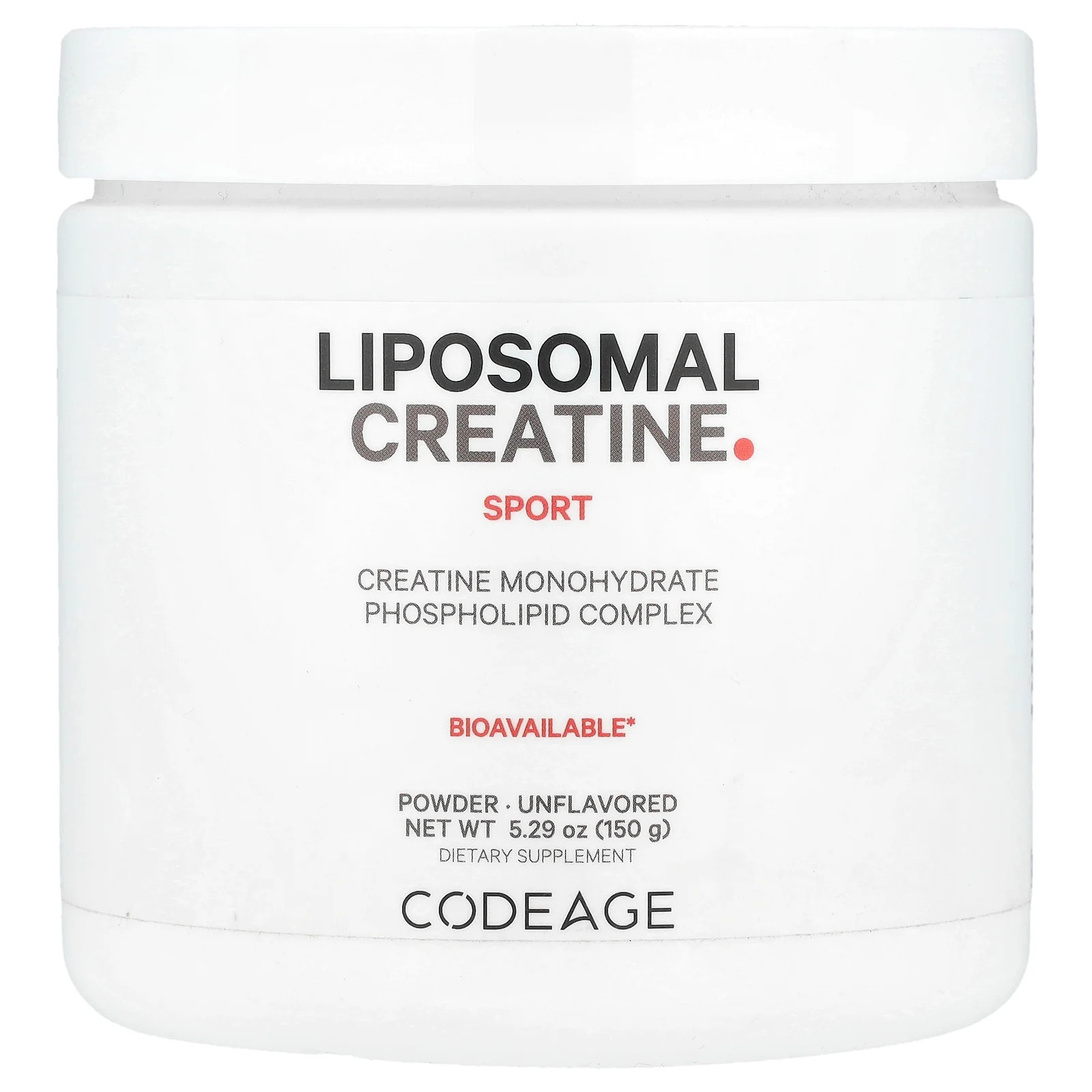 Sport, Liposomal Creatine Powder, Unflavored, 5.29 oz (150 g)