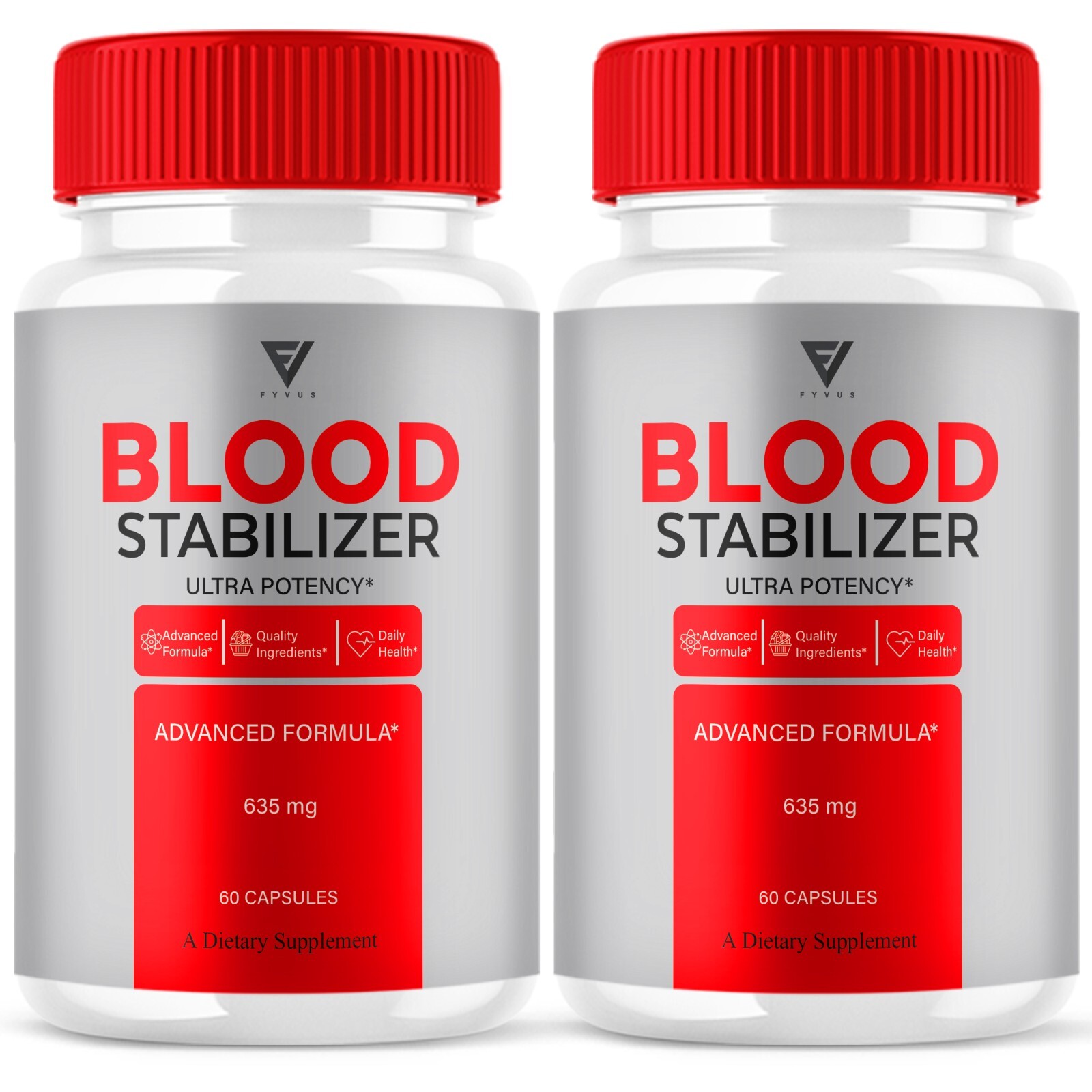 (2 Pack) Blood Stabilizer Support Pills, BloodStabilizer Max (120 Capsules)