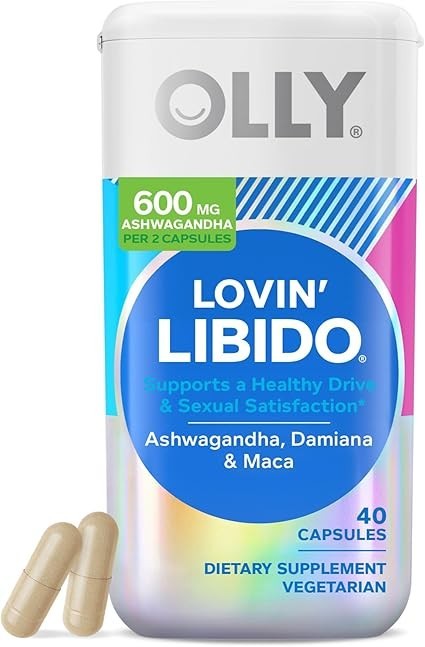 OLLY Lovin’ Libido Supplement 40 Capsules/20 Day Supply Exp. 8/26
