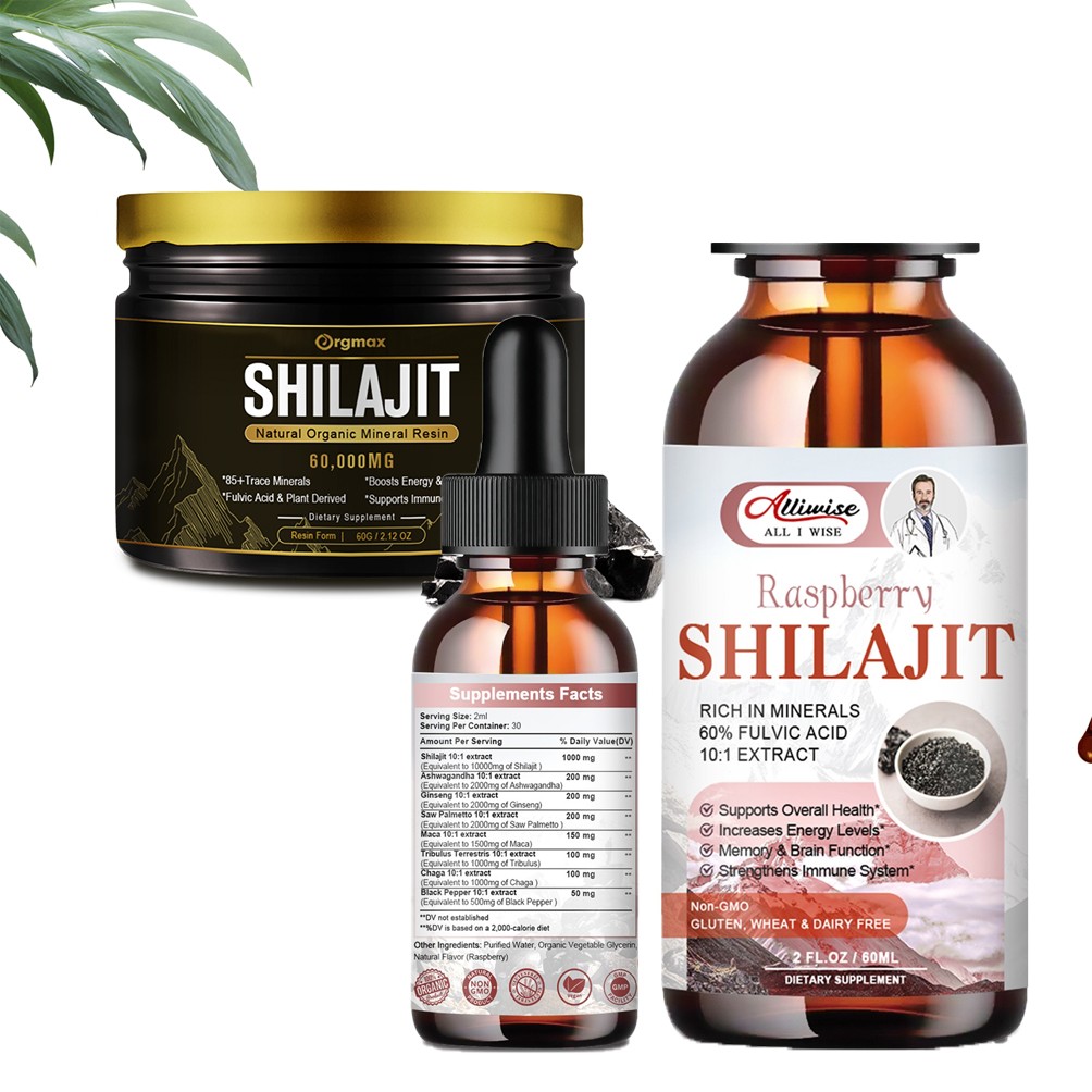 Himalayan Shilajit Drops/Gel Himalayan Shilajit Ashwagandha Energy Support