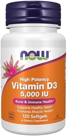 Vitamin D3 High Potency Softgel Supplement