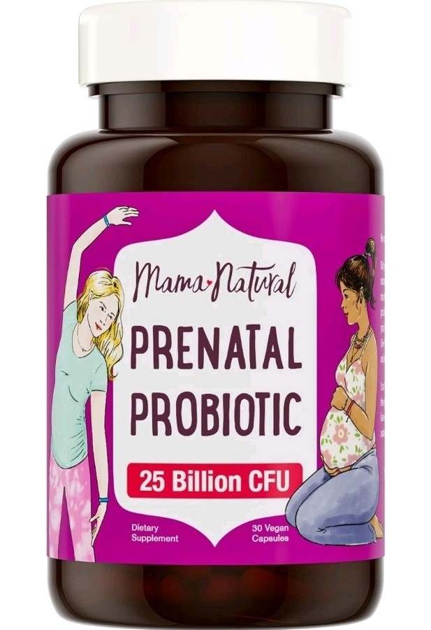 Mama Natural Prenatal Probiotics for Women – Gut & Immune Support for Pregnancy