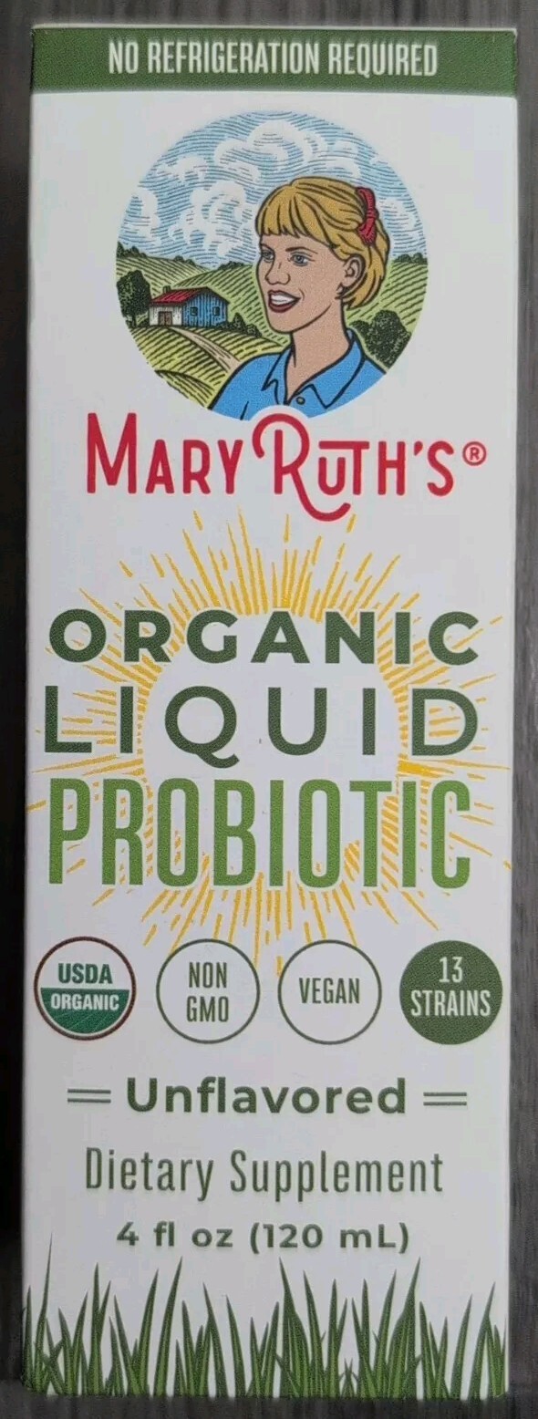 Mary Ruth’s Organic Liquid Probiotic Unflavored 2 Billion Cfu 4 fl oz.