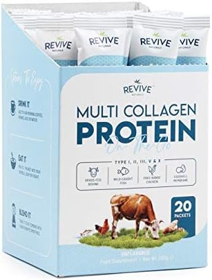 Multi Collagen Protein Powder Packets 20 Pack 10g Each