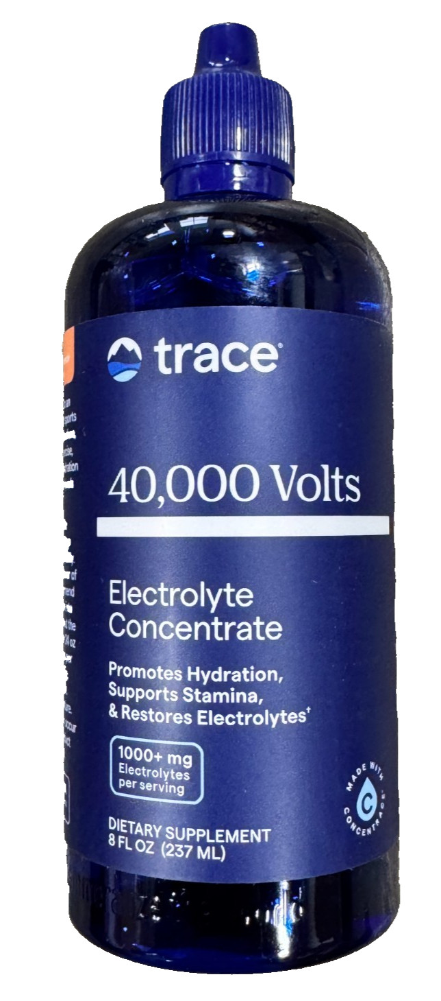 Trace Minerals 40,000 Volts Ionic Electrolyte Drops Hydration Energy 48 Servings