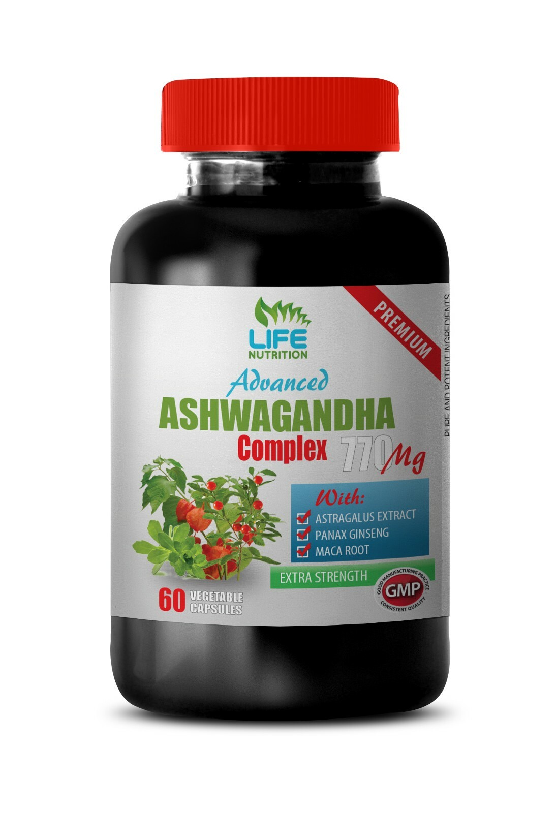 ashwagandha capsules – Ashwagandha Complex 770MG – testosterone booster 1B