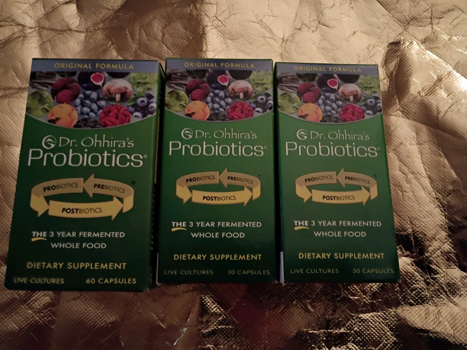 Dr Ohhira’s Probiotics Original Formula 120 Caps Exp 2027  One 60 Count Two 30 C