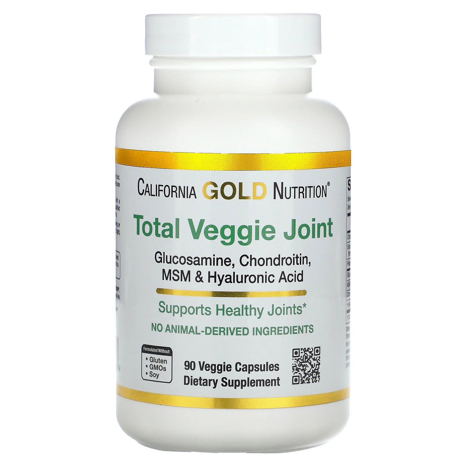 Total Veggie Joint Support Formula with Glucosamine, Chondroitin, MSM, and