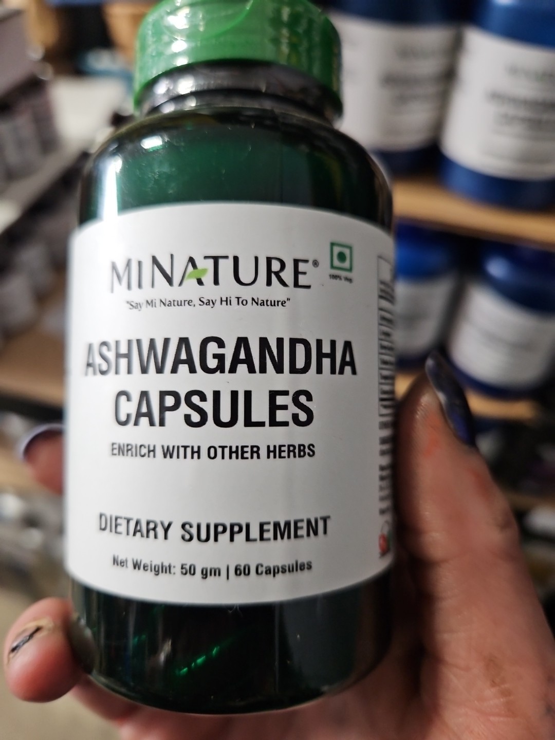 ashwagandha capsules Enrich With Other Herbs, 60 Capsules, Dietary Supplement