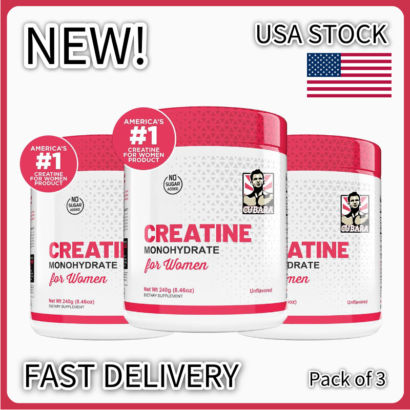 Creatine Monohydrate Powder Pure Powder, Gluten Free, Non-GMO，two cans