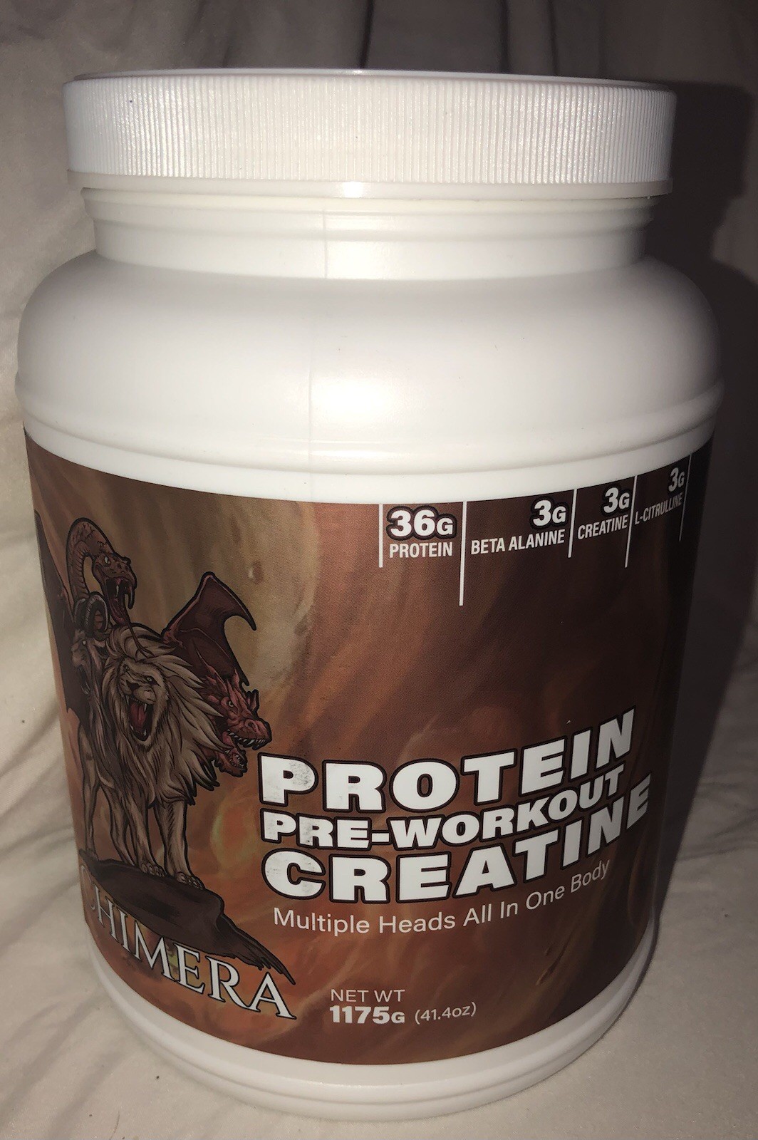 CHIMERA All In One Protein Pre-Workout Powder Protein Creatine NonGMO New Sealed