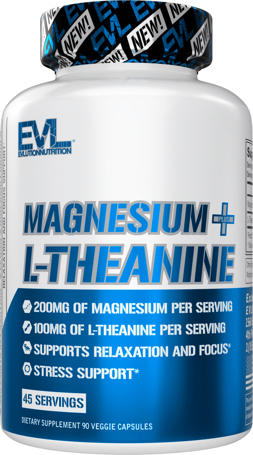 Evlution Nutrition Magnesium + L-Theanine – Focus Support – 45 Servings