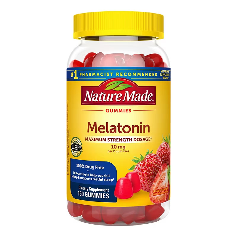 Nature Made Melatonin 10 mg Gummies 150 ct – Sleep Support Supplement