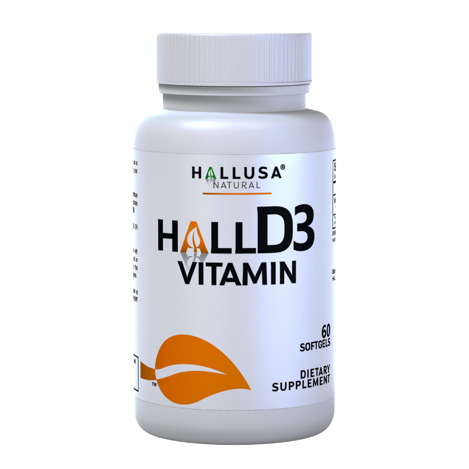 Vitamin D3 2000 IU – Support Bones, Teeth, Muscles & Immune Support, 60 Softgels